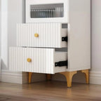 Vetrina rettangolare in legno con anta in vetro da 47"-71.5H