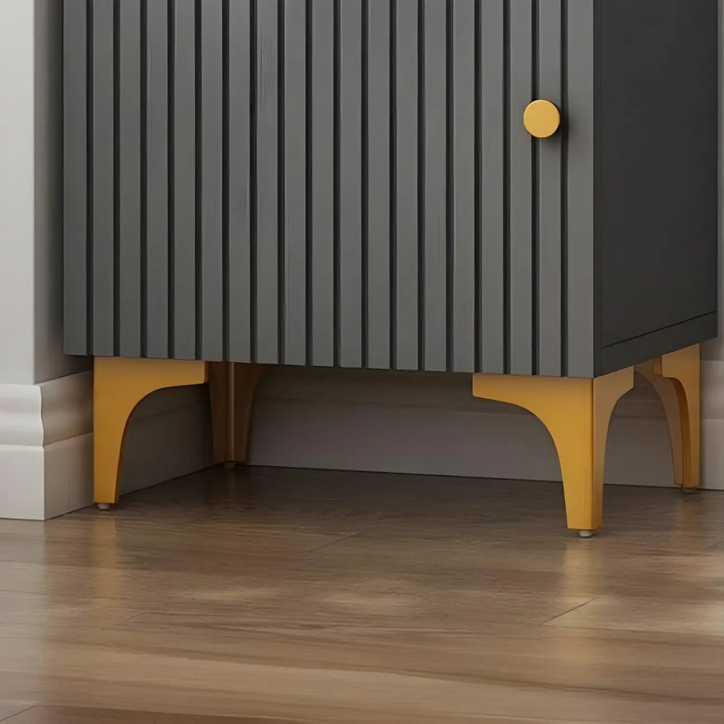 Vetrina rettangolare in legno con anta in vetro da 47"-71.5H