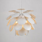 Lustre moderne à 5 niveaux avec structure métallique réglable