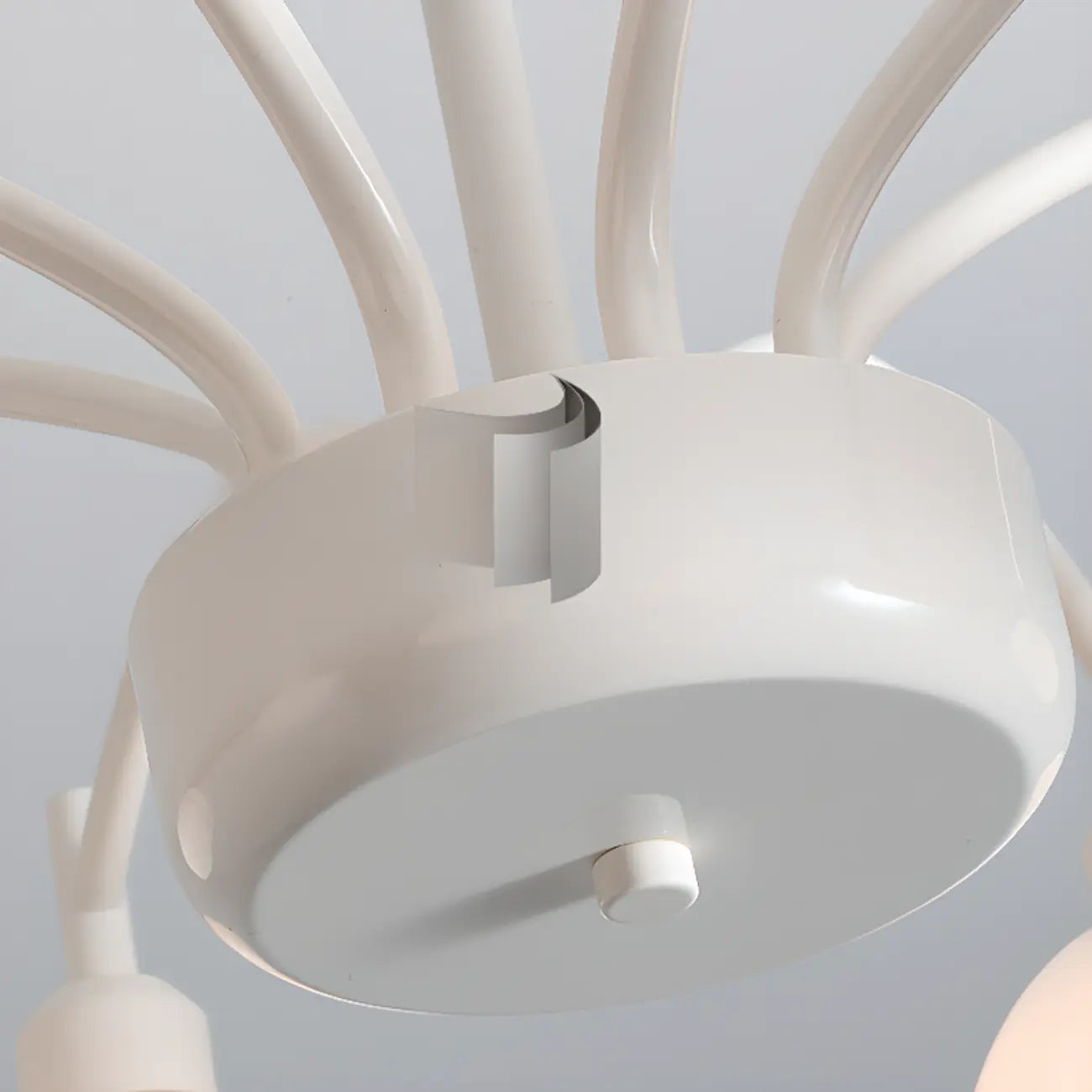 Lustre moderne à 6 lumières en forme de fleur pour salon