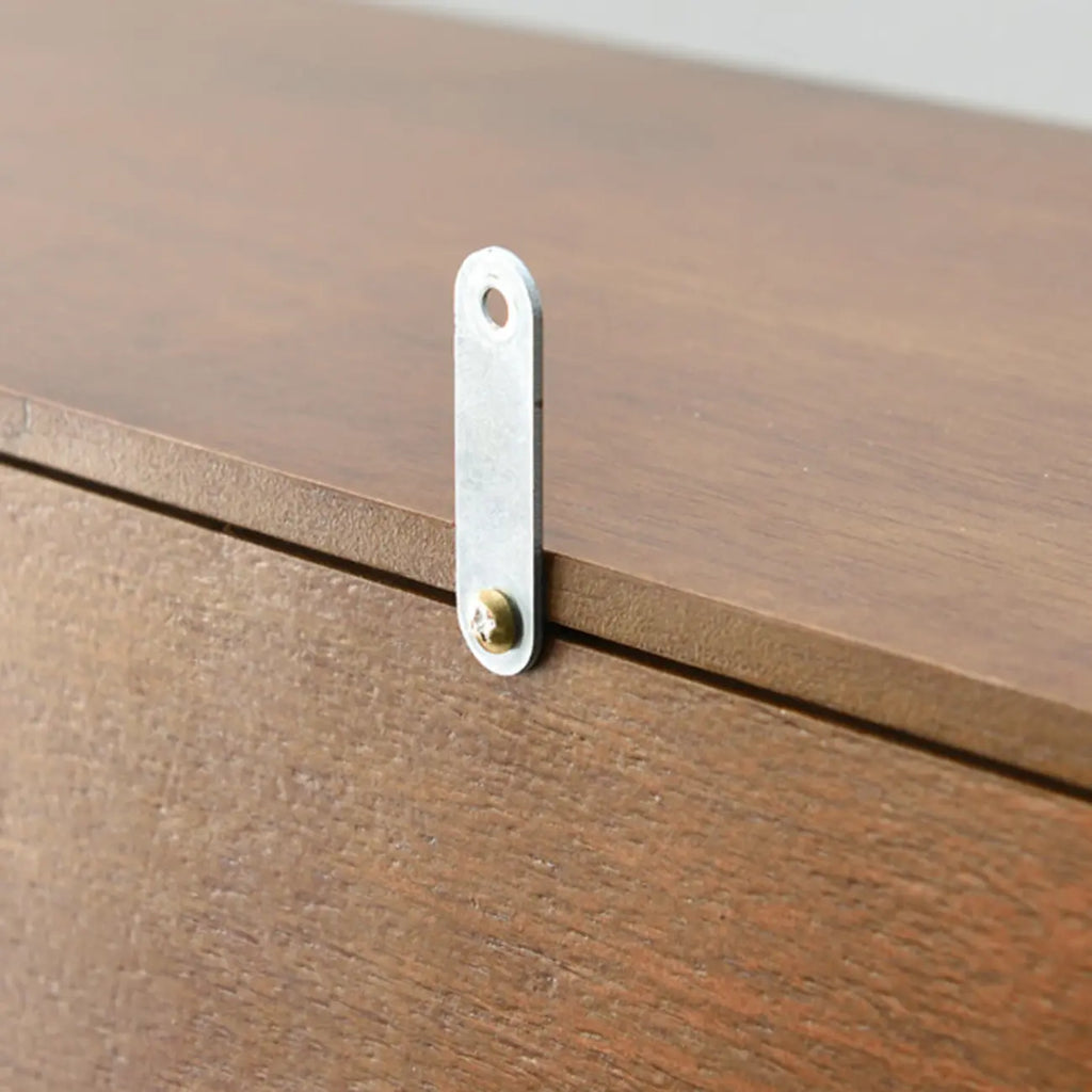 Mobiletto da cucina retrò a 3 gambe in legno per l'arredamento del soggiorno