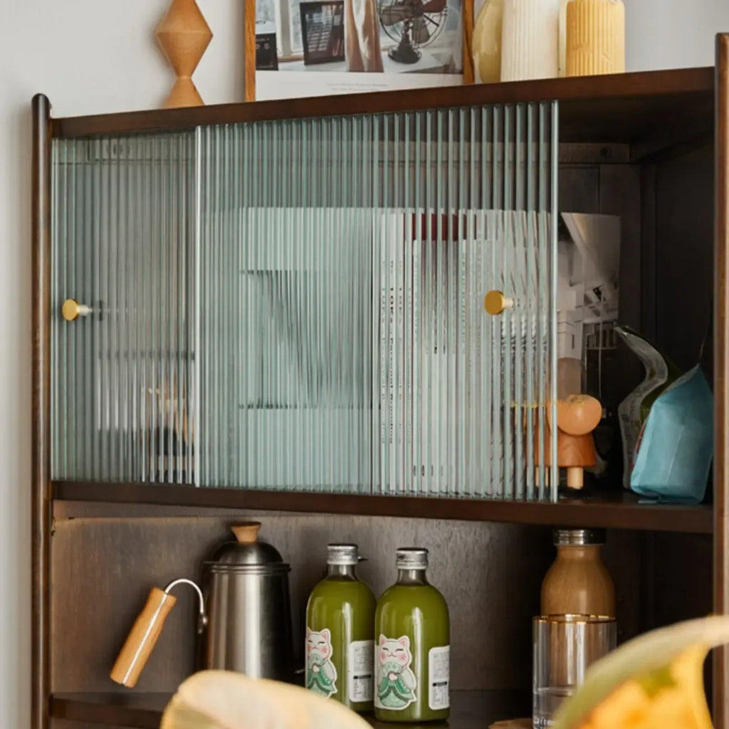Mobiletto da cucina retrò a 3 gambe in legno per l'arredamento del soggiorno