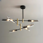 Lustre linéaire industriel moderne à hauteur réglable