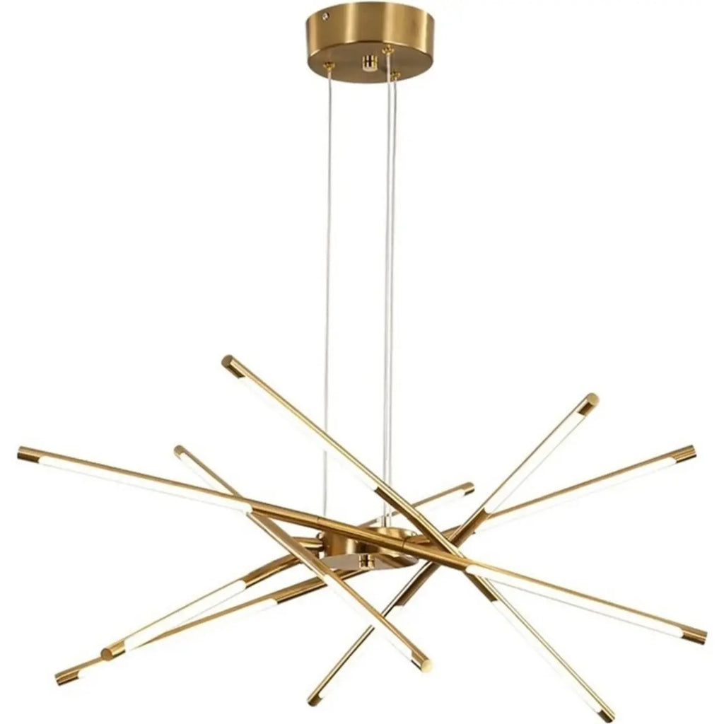 Lustre linéaire moderne à LED avec hauteur réglable