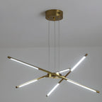 Lustre linéaire moderne à LED avec hauteur réglable