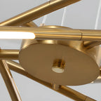 Lustre linéaire moderne à LED avec hauteur réglable