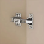 Meuble d'appoint minimaliste en bois blanc avec pieds droits