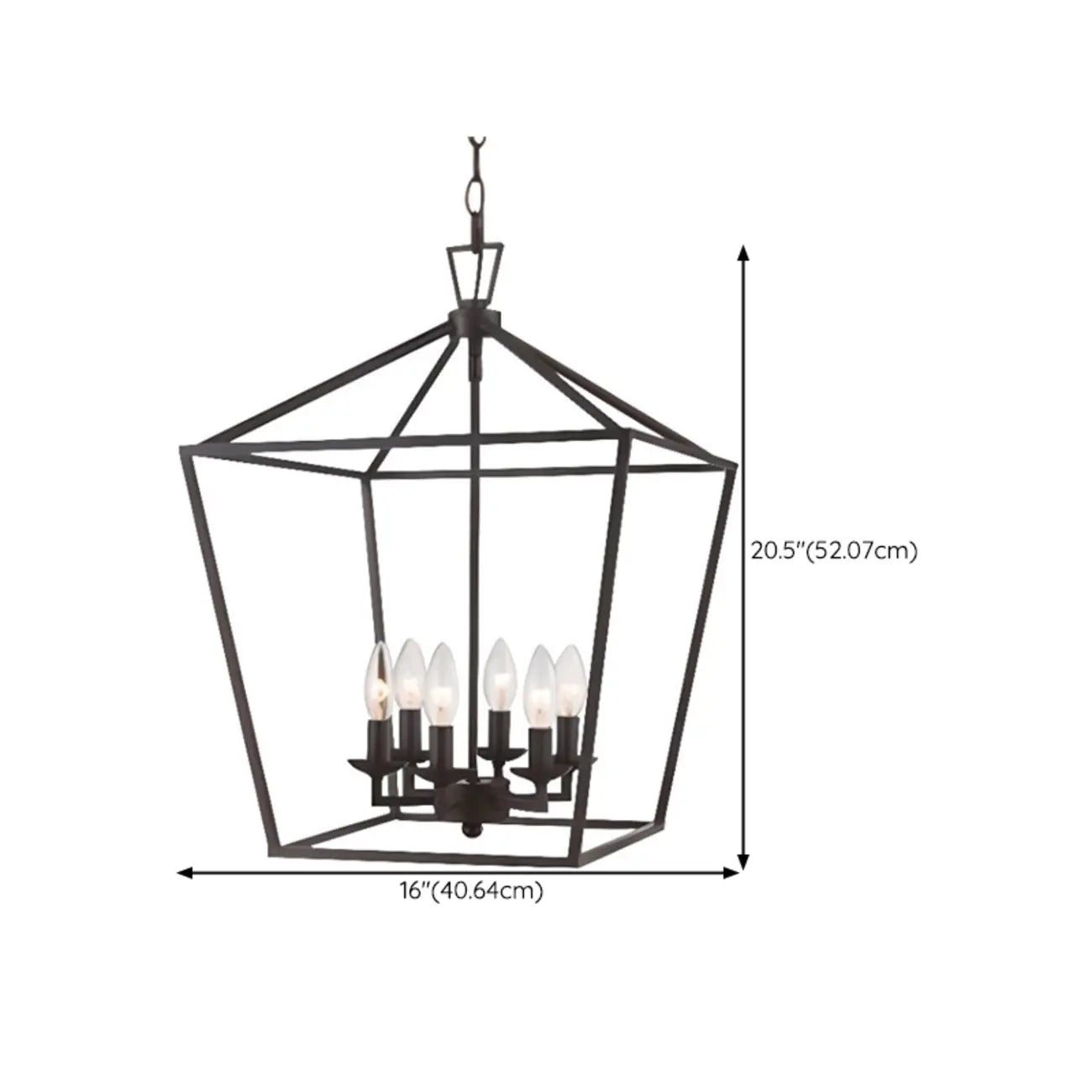 Lustre industriel en métal noir pour la décoration intérieure