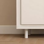 Meuble de rangement en bois gris tourterelle avec tiroirs pour le salon