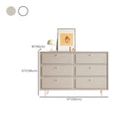 Meuble de rangement en bois gris tourterelle avec tiroirs pour le salon