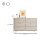 Meuble de rangement en bois gris tourterelle avec tiroirs pour le salon