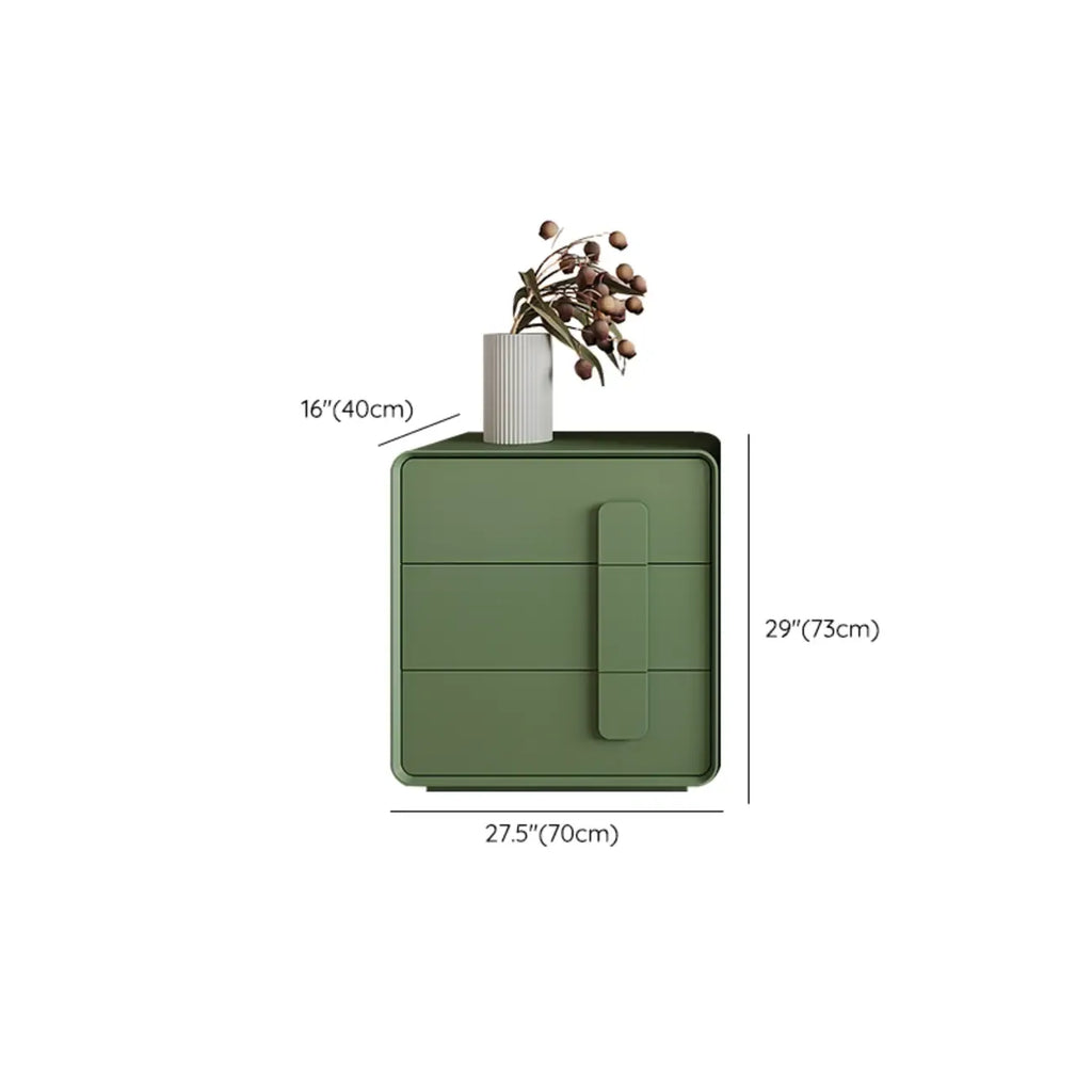 Armoire de rangement moderne verte de différentes tailles pour l'intérieur