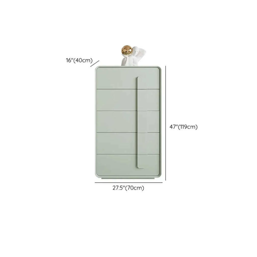 Armoire de rangement moderne verte de différentes tailles pour l'intérieur