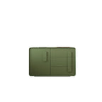 Armoire de rangement en bois composite vert de style minimaliste