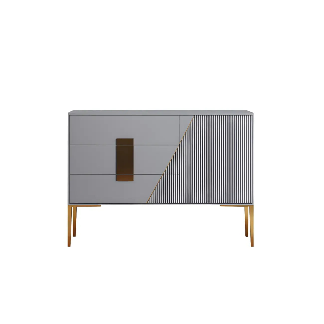 Buffet élégant et raffiné en bois avec tiroirs