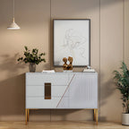 Buffet élégant et raffiné en bois avec tiroirs