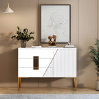 Buffet élégant et raffiné en bois avec tiroirs