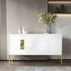 Buffet élégant et raffiné en bois avec tiroirs