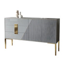Buffet élégant et raffiné en bois avec tiroirs
