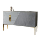 Buffet élégant et raffiné en bois avec tiroirs