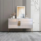 Buffet élégant en bois couleur expresso avec tiroirs