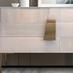 Buffet élégant en bois couleur expresso avec tiroirs