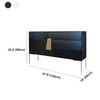 Buffet élégant en bois couleur expresso avec tiroirs