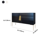 Buffet élégant en bois couleur expresso avec tiroirs