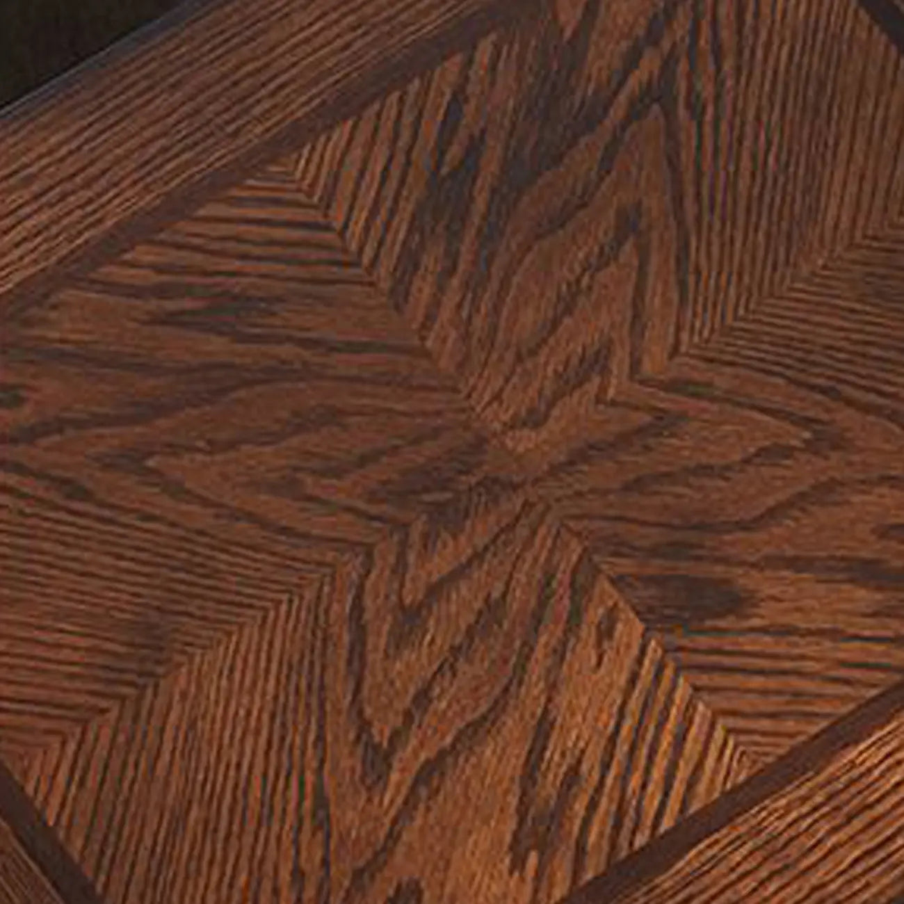 Table d'appoint en bois massif marron avec rangement pour salon