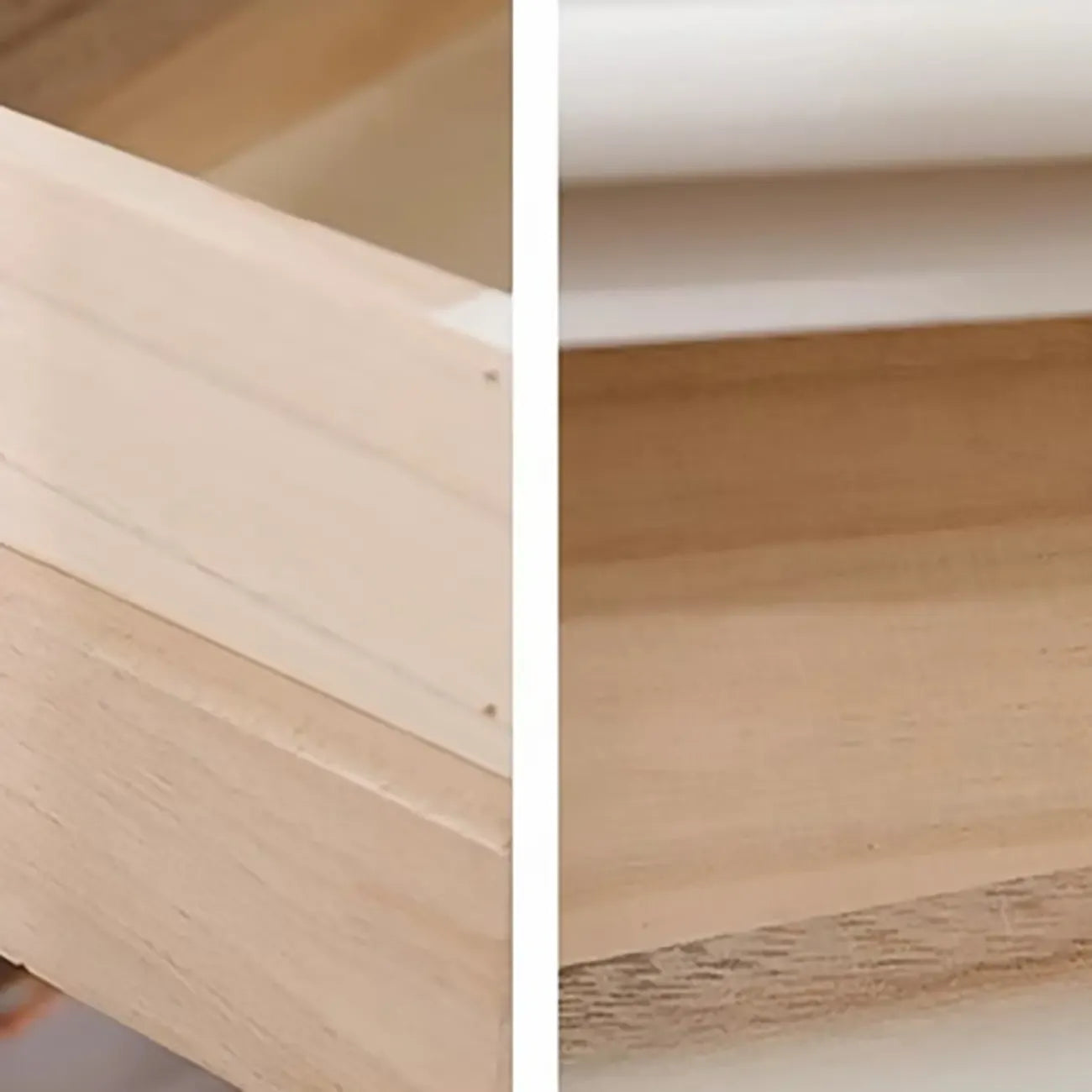 Table d'appoint en bois brun à 1 tiroir avec étagère, idéale pour les petits espaces