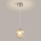 Suspension en cristal cubique irrégulier pour décoration intérieure moderne