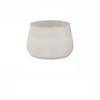 Table d'appoint ronde pliable blanche de style tambour avec rangement