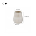 Table d'appoint ronde pliable blanche de style tambour avec rangement