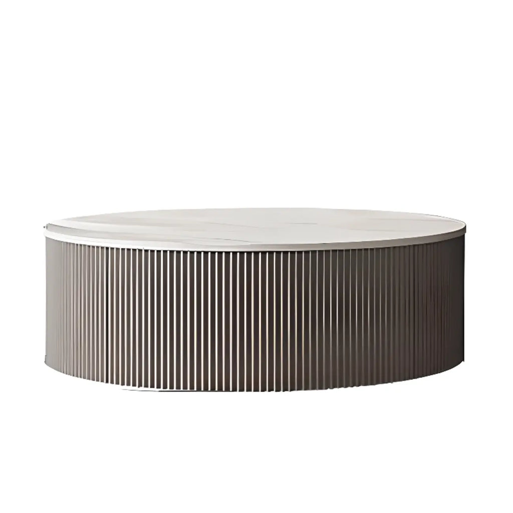 Table basse gigogne ronde en verre, moderne et élégante, disponible en 5 tailles