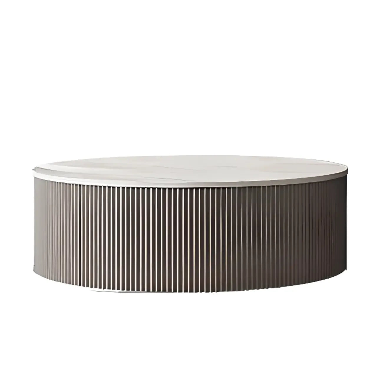Table basse gigogne ronde en verre, moderne et élégante, disponible en 5 tailles