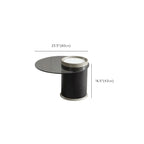 Table basse gigogne ronde en verre, moderne et élégante, disponible en 5 tailles