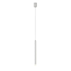 Suspension LED cylindrique en acrylique noir polyvalente de style nordique