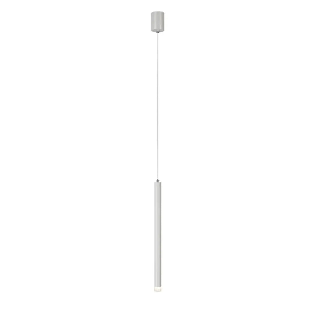 Suspension LED cylindrique en acrylique noir polyvalente de style nordique