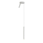Suspension LED cylindrique en acrylique noir polyvalente de style nordique