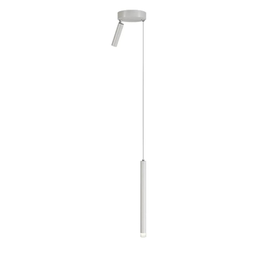 Suspension LED cylindrique en acrylique noir polyvalente de style nordique