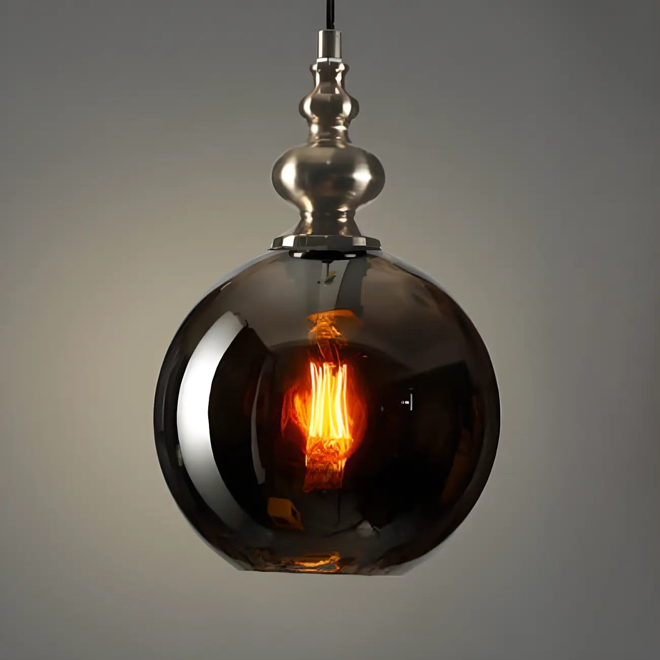 Suspension en verre couleur dune pour la décoration intérieure