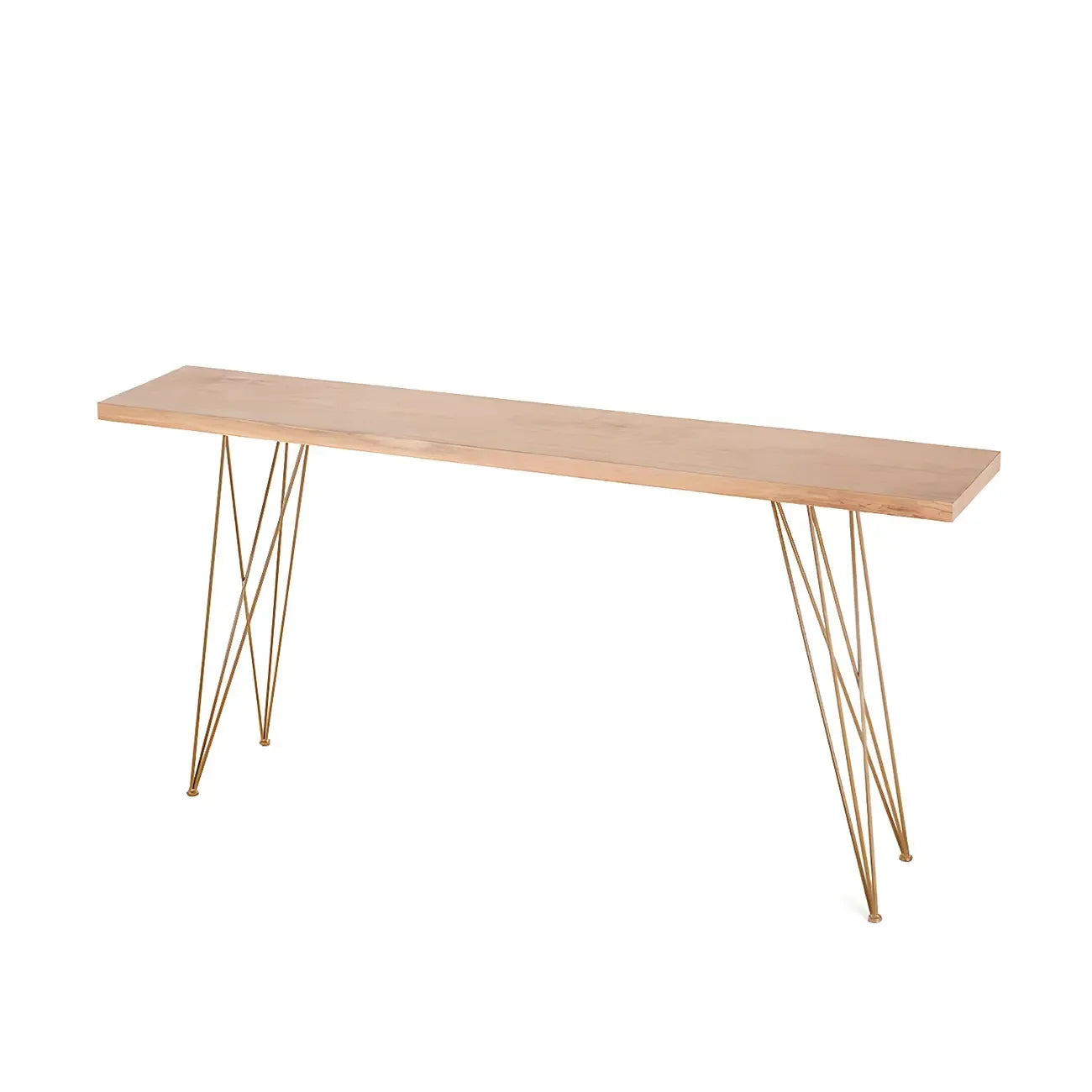 Élégante longue table de bar avec tabourets en bois