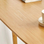 Ensemble de bar moderne en bambou avec tabourets repose-pieds