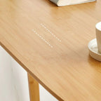 Ensemble de bar moderne en bambou avec tabourets repose-pieds