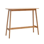 Ensemble de bar moderne en bambou avec tabourets repose-pieds