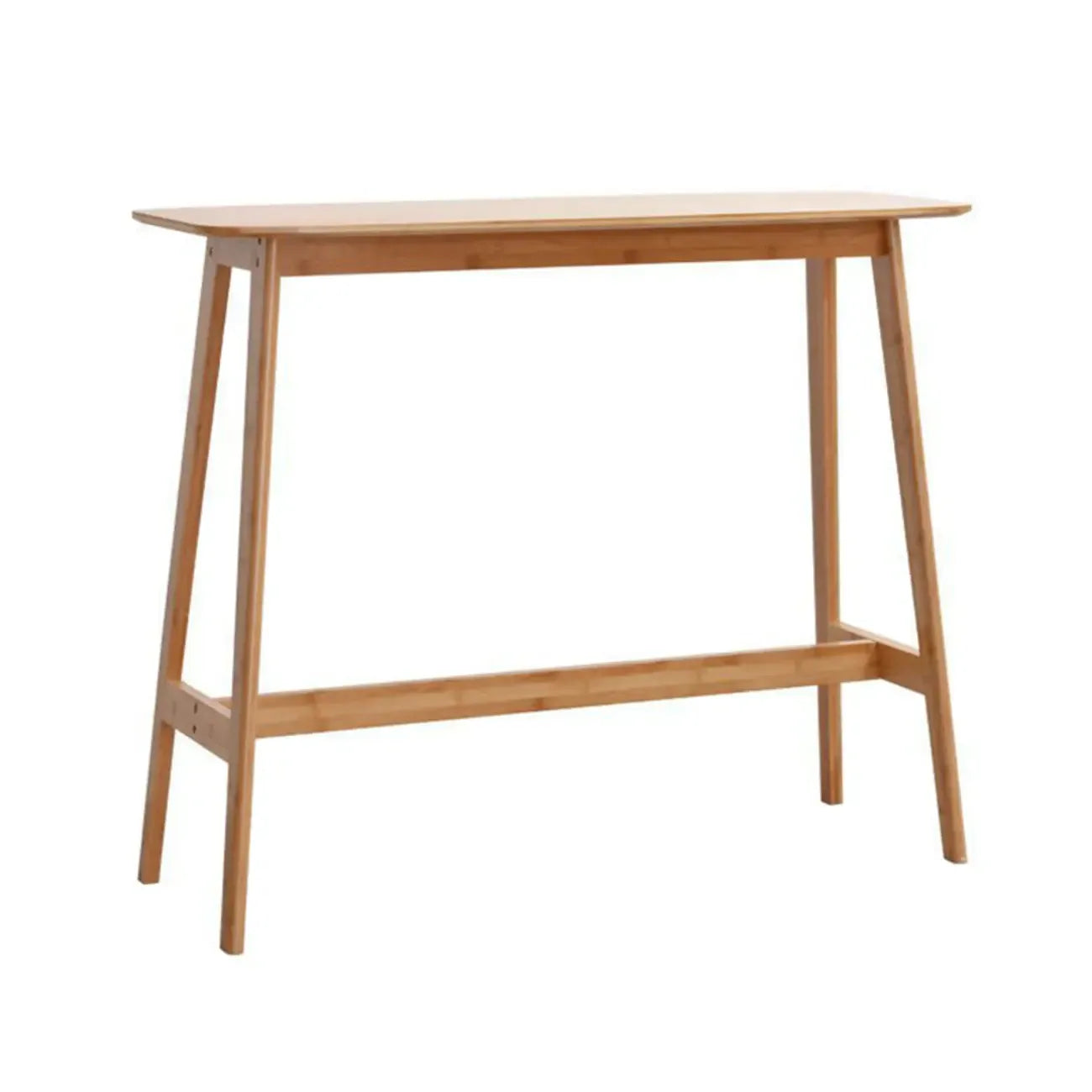 Ensemble de bar moderne en bambou avec tabourets repose-pieds