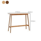 Ensemble de bar moderne en bambou avec tabourets repose-pieds