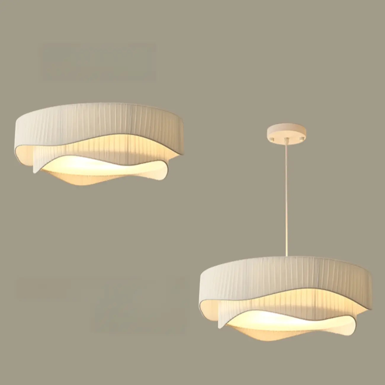 Lustre moderne et élégant à 4 lumières LED au design irrégulier