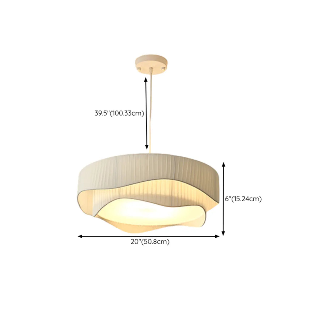 Lustre moderne et élégant à 4 lumières LED au design irrégulier