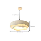Lustre moderne et élégant à 4 lumières LED au design irrégulier